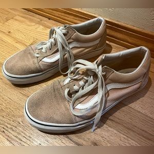 Light Pink Vans Old School Skate Shoes